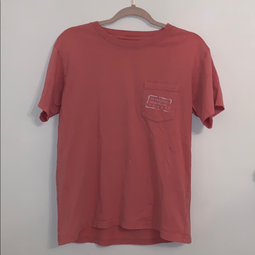 Pink men’s southern marsh t shirt